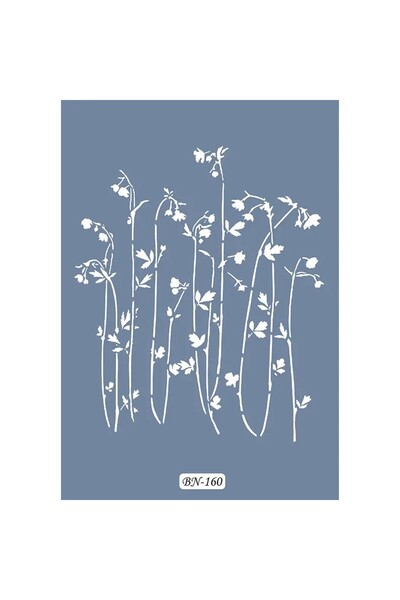 Cadence Boya Flower Branch Modal BN160 25x35 BN Series Stencil