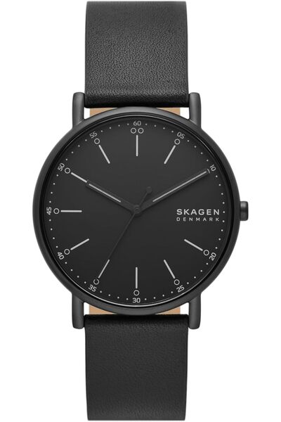 Generic Signatur Watch for men, Quartz Movement with Stainless steel Leather ...