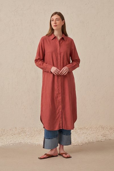 ALLDAY Tencel Denim Gömlek Tunik