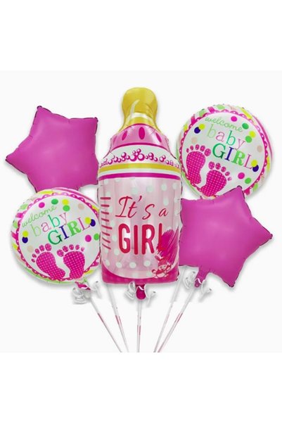DAMUR Decorative GENDER REVEAL PARTY Balloons, Innovation, Bottle Figurine, I...