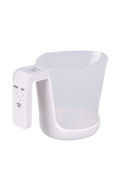 DAMUR 2 in 1 Kitchen Scale, Innovation, Electronic Model, Graduated Cup Type ...