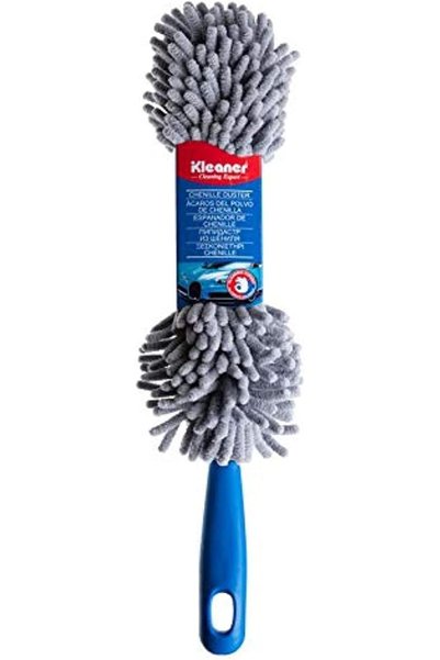 Generic Kleaner Chenille Duster for Home and Car 41x6 CM Plastic Handle