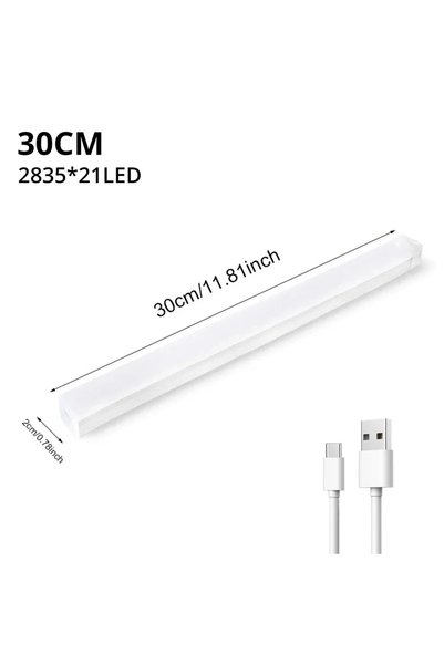 Choice 30cm-21LED Warm White Motion Sensor Light Wireless LED Night Light USB...