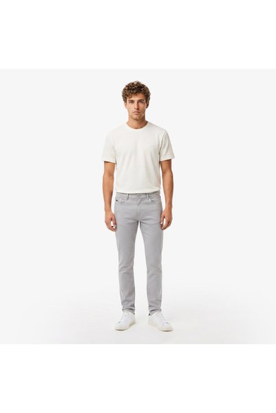 Lacoste Slim Fit Erkek Gri Jean