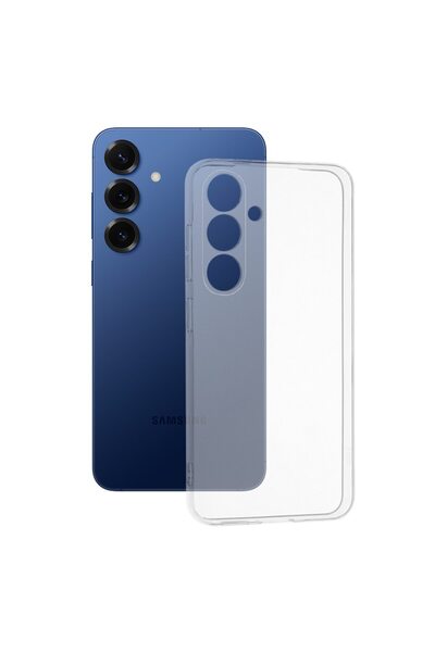 DAMUR Husă subțire transparentă pentru Samsung Galaxy S25, margini ridicate, ...
