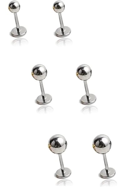 Generic Titanium Earrings Studs, Hypoallergenic Gold Silver Black Plated Stud...