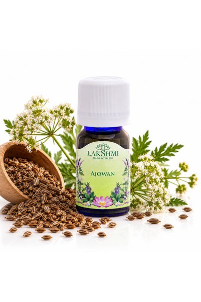 Lakshmi Ulei esential Ajowan 10 ml, Trachyspermum Ammi, 100% pur si organic, ...