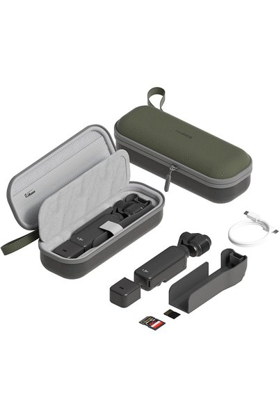Generic حقيبة حمل لجهاز DJI Osmo Pocket 3، حقيبة تخزين وتنظيم محمولة للسفر، ح...
