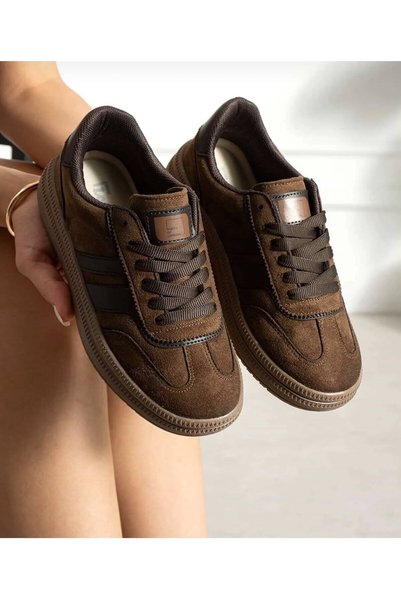 Northoflondon Women's Suede Sneaker Shoes Suitable for Daily Use