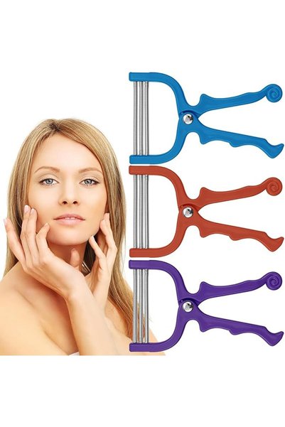 EXCEFORE Spring Hair Remover - 3 Pack Face Hair Remover, Manual Portable Epil...