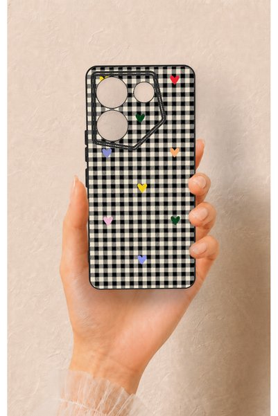 Vip Case Tecno Caman 20 Pro 5G-Compatible Silicone Case with Heart-Shaped Pla...