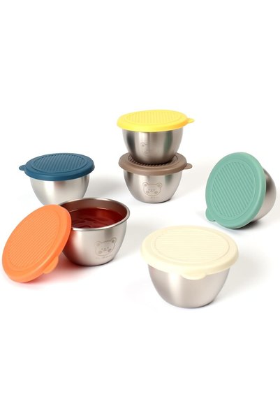 Generic 50ml Stainless Steel Dipping Sauce Cup, Reusable Salad Dressing Conta...
