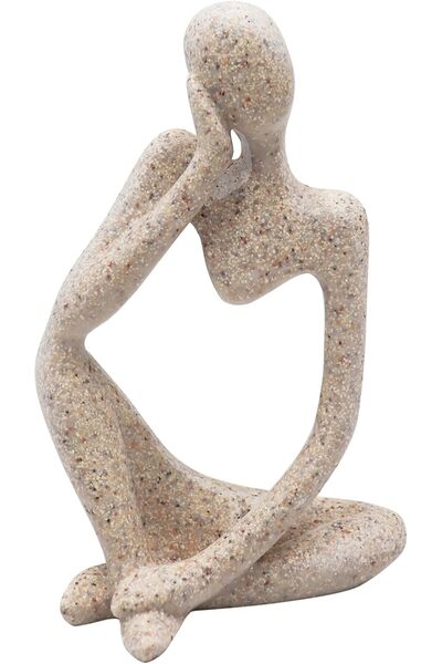 Generic Thinker Statues and Sculptures, Sandstone Resin Thinker Statue Orname...