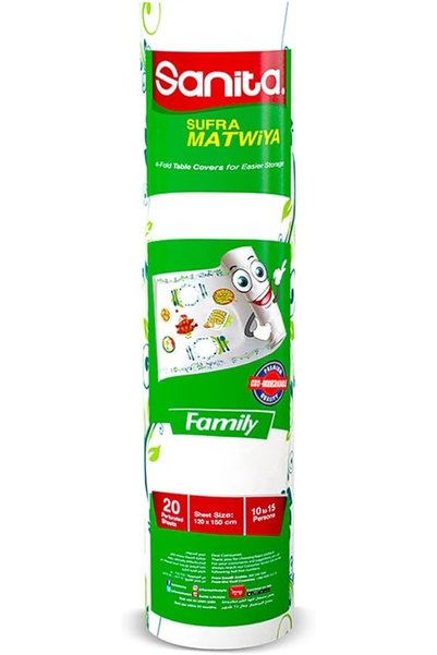 Generic Sanita Sufra Matwiya Table Cover Family 20 Sheets