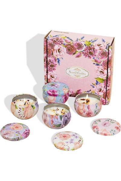 Generic Scented Candles Gift Set for Women, 4 Pack Aromatherapy Candles with ...