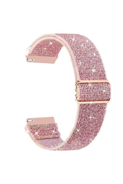 Choice 20mm flash pink 05 20mm 22mm Elastic Nylon Loop Strap for Samsung Gala...