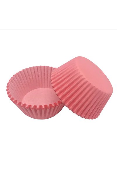 Noonedibs 100 buc forme rotunde pentru brioșe, mini forme pentru brioșe, roz,...