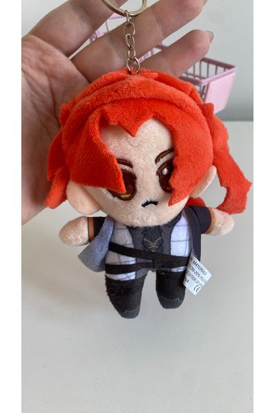 Sakura Konsept Butik Anime Character Plush Keychains: Naruto, Genshin, One Pi...