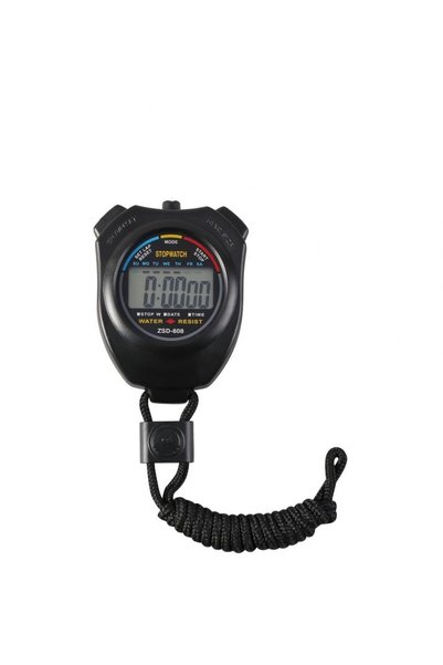 Noonedibs Cronometru sport digital cu fluier din oțel inoxidabil, afișaj LCD ...