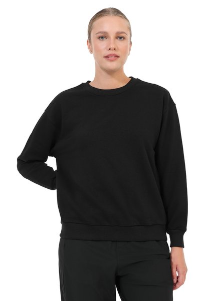 Kinetix Women's Black Sweatshirt WB 16BETIE-C