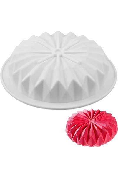 Noonedibs Mucegai din silicon 3D în formă de diamant pentru budinci, cuburi d...