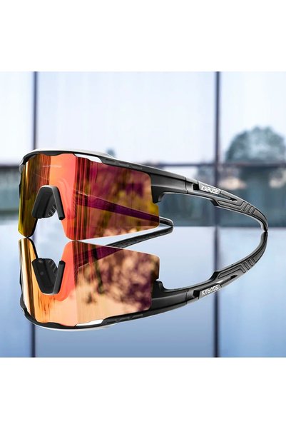 KAPVOE 1lens 01 Photochromic Cycling Glasses MTB Riding Skating Sunglasses UV...
