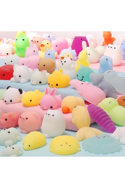 Generic Squishy Toys Squishies, 50 Pack Mochi Squishy Party Favors for Kids, ...