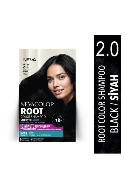 Neva Color ROOT COLOR SHAMPOO 2.0 SİYAH