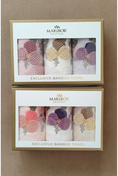 A.Z.H. Maribor (Boxed Set of 6) Premium 3D Embroidered 30x50 cm Kitchen Towel...