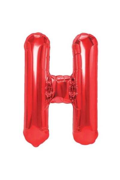 DAMUR Metallic Foil Balloon Letter H, Innovation, 40 cm, Inflate with Helium ...