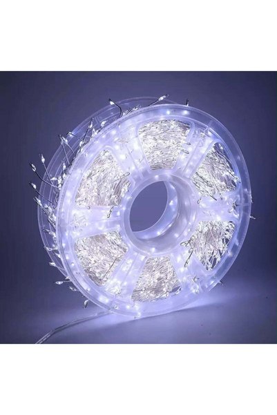 OEM 50м ролка LED гирлянди, 1000 LED - Хладно бяло
