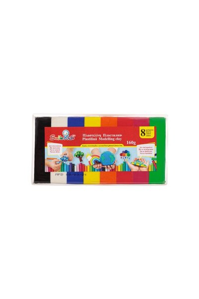 Jumbo Plastilina in Cutie 8 Culori Diferite - 160g