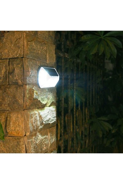 DAMUR Innovation SMD LED Solar Wall Light, with motion sensor, rectangular, I...