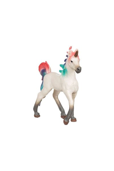 Jumbo Jucărie Unicorn cu Coama Curcubeu 9x3x9.5cm