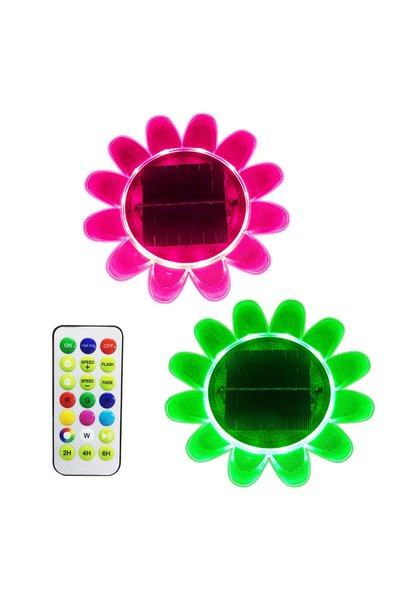 Generic Brand 2 buc. lumini solare plutitoare pentru piscină, lumini LED pent...