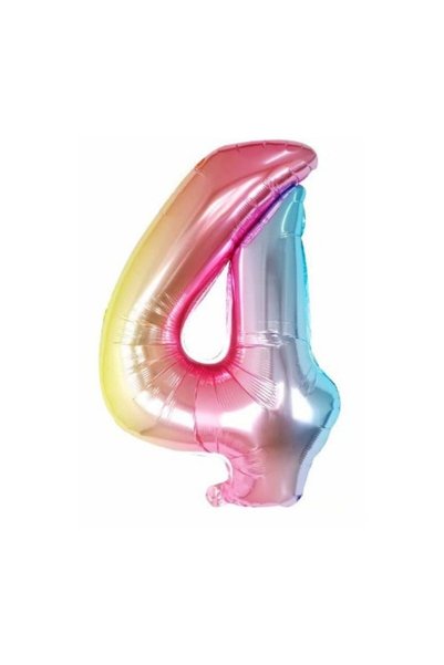 DAMUR Balon metalizat inovator, cifră, tematică aniversară 40 cm, ambalaj ind...