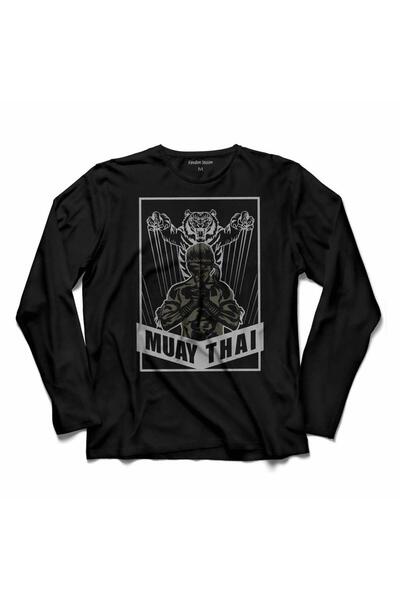 Kendim Seçtim Muay Thai Tiger Muaythai Kickboxing Boxing Far East Kretas Blac...