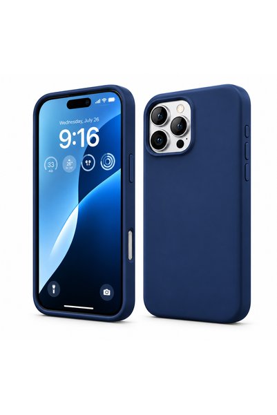 Generic Brand SOFT LIQUID SILICON CASE FOR IPHONE 16 _BLUE