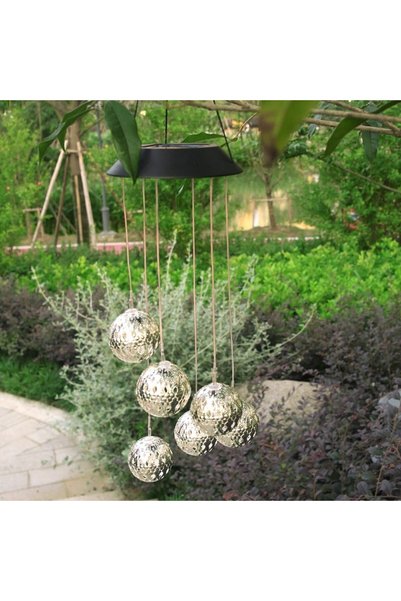 DAMUR Solar decorative garden lamp, Innovation, wind chime model, warm white
