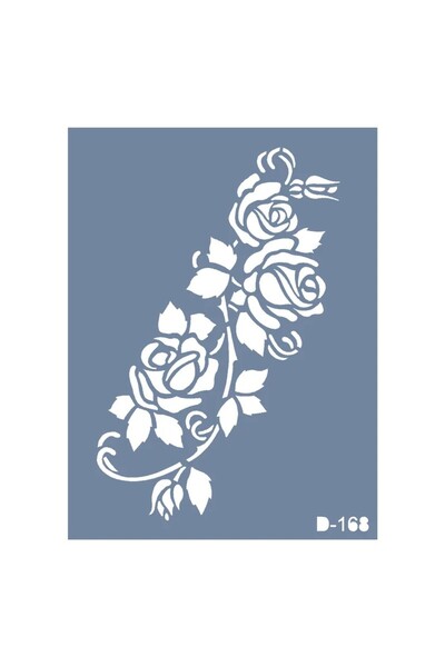 Cadence Boya D168، قالب تصميم زهور، سلسلة D، مقاس 15 × 20 سم.