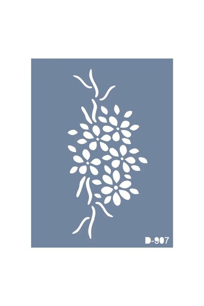 Cadence Boya D907، قالب تصميم زهور، سلسلة D، مقاس 15 × 20 سم.