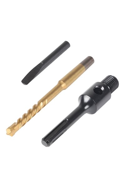 Generic Brand M16 SDS-Plus Adapter, with Centering Drill Bit and Ejection Wed...