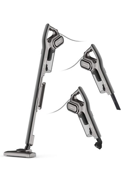 Generic مكنسة كهربائية عمودية 2 في 1 DX700S، مكنسة كهربائية منزلية 600 واط 16...