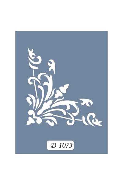 Cadence Boya D1073 Corner Curb Model D Series Stencil 15x20 cm
