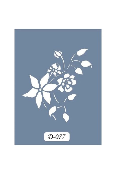 Cadence Boya D77، قالب تصميم زهور، سلسلة D، مقاس 15 × 20 سم.