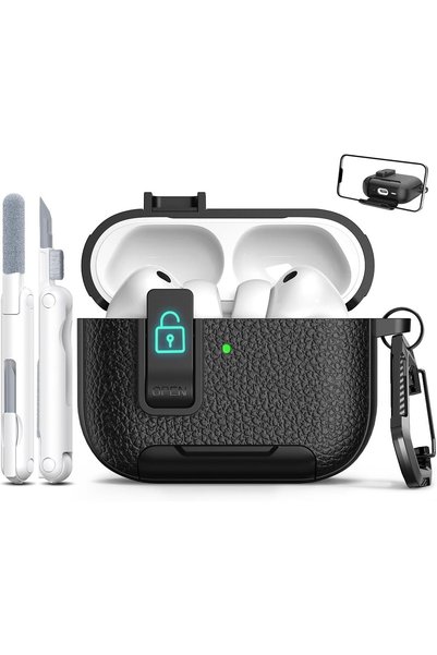 Generic Compatible with AirPods Pro 3rd Generation Case with Locking Mechanis...