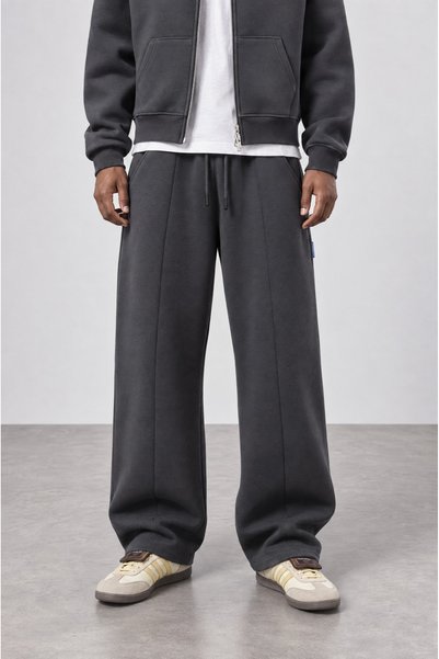 Respire Pantaloni Trening Bărbați Textură Panda Baggy Oversize Pantaloni Larg...