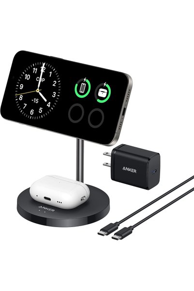 Generic Upgraded MagSafe Compatible Charger Stand, MagGo 2-in-1 Charging Stat...