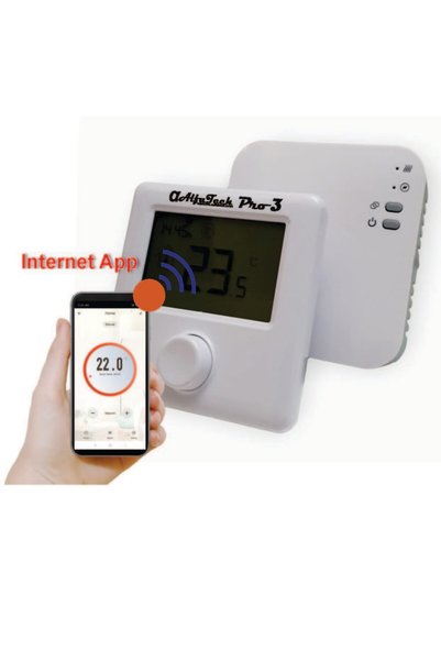 Alfa Tech Termostat digital AlfaTech Pro3 RF WIFI cu aplicație de internet