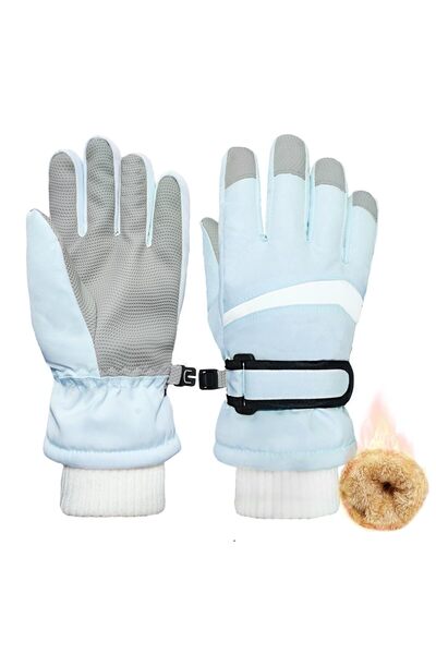 Generic Brand Children's Ski Gloves, Warm Fleece Winter Gloves for Boys and G...
